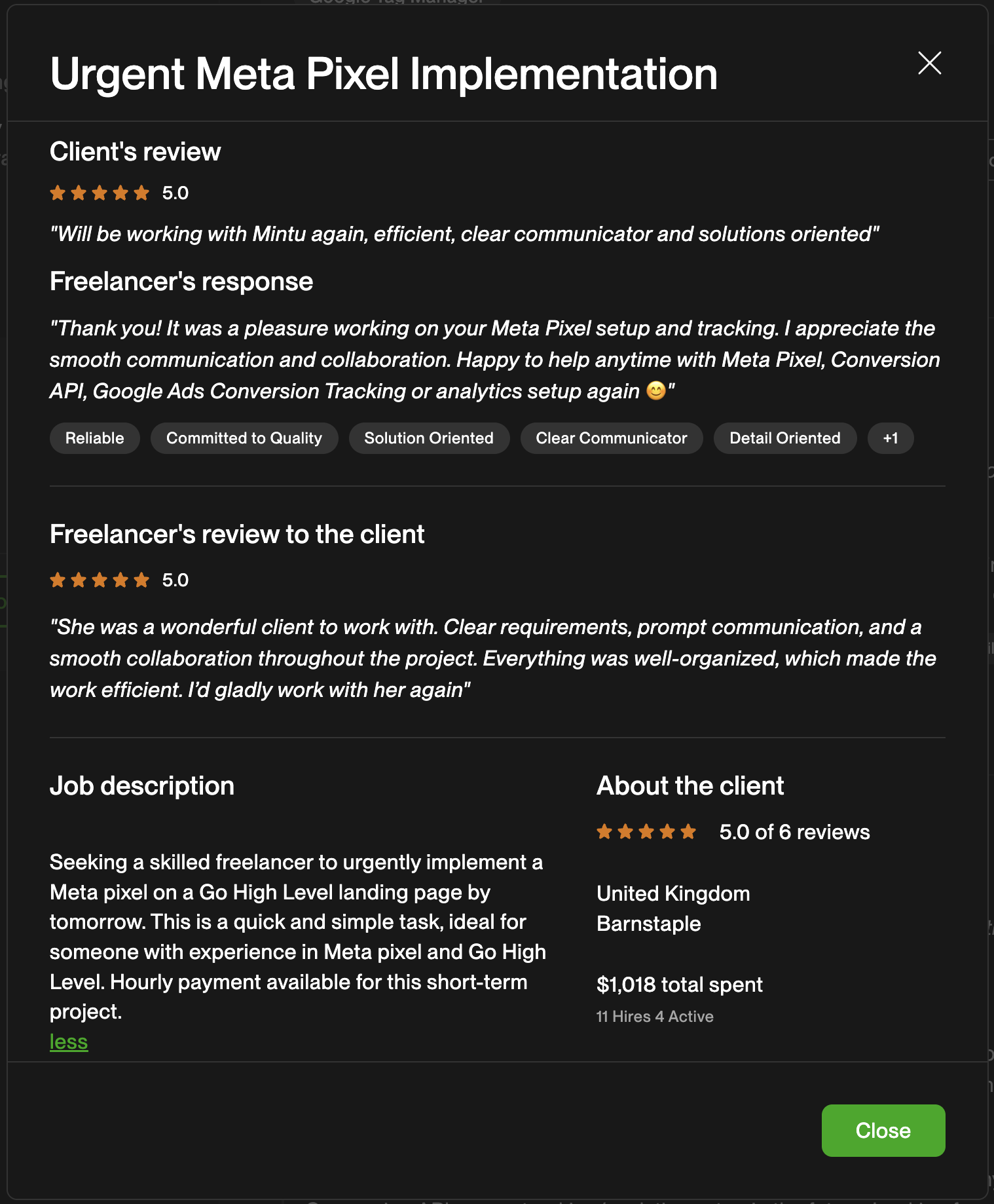 Upwork Review 1